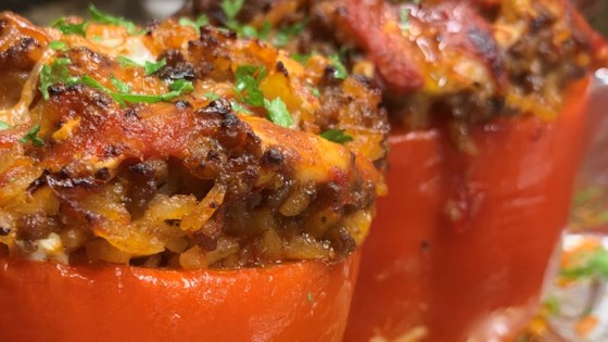 Stuffed Red Peppers Recipe - Allrecipes.com