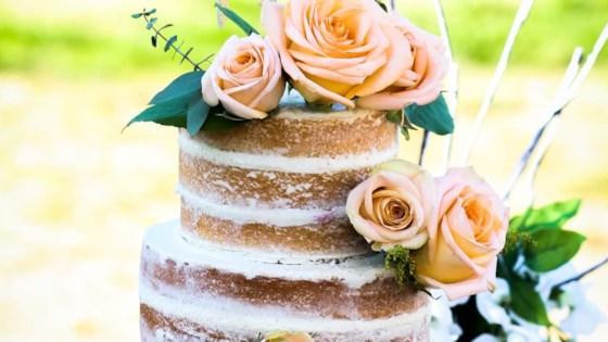 White Almond Wedding Cake Recipe Allrecipes Com