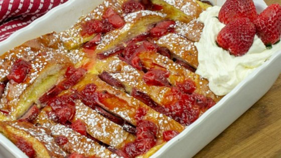Baked Strawberry French Toast Recipe