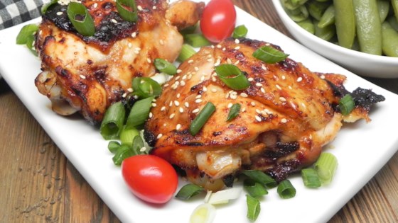 Air Fryer Sesame Chicken Thighs Recipe