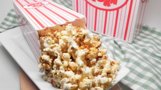 Cheesy Chili Popcorn  Recipe