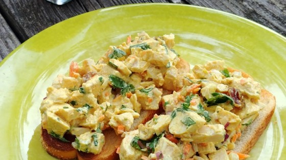 Curry Chicken Salad with Greek Yogurt Recipe