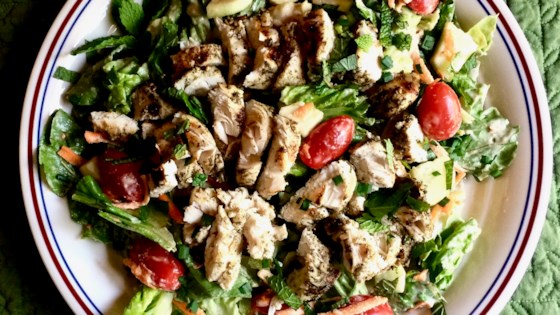 Za'atar Chicken Salad with Lemon-Tahini Dressing Recipe