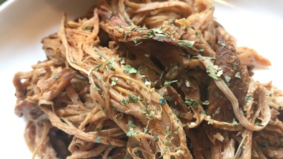 Sweet and Tangy Pulled Pork in the Slow Cooker Recipe