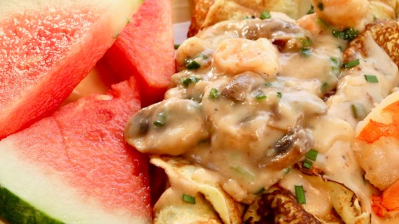 Shrimp and Scallop Crepes Recipe