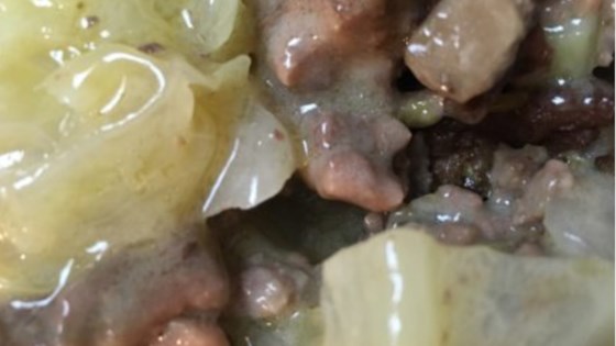 Ground Beef Casserole with Potatoes and Cabbage Recipe
