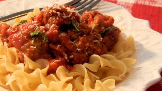 Slow Cooker Turkey Meatballs in Tomato Sauce Recipe