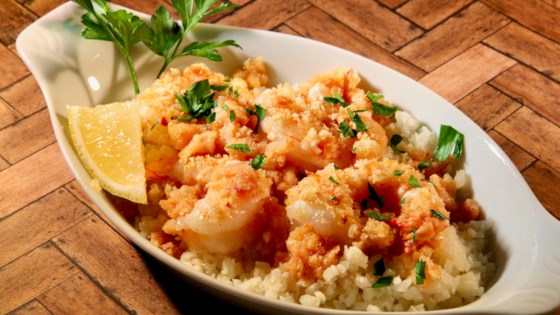 Lighter Baked Shrimp Scampi Recipe