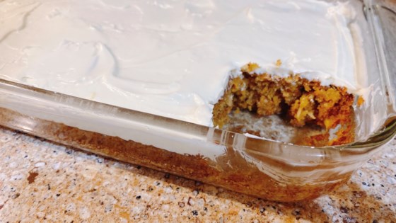 Carrot Sheet Cake Recipe