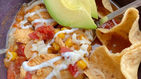 Chicken Taco Soup for Two Recipe