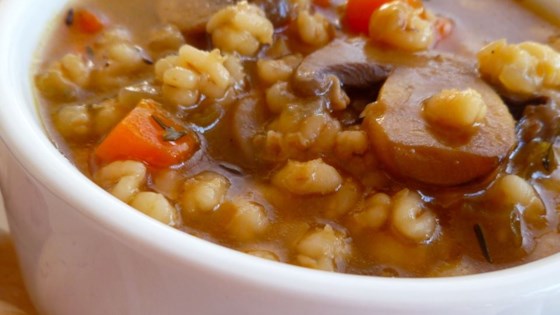 Very Easy Mushroom Barley Soup Tasty Recipes