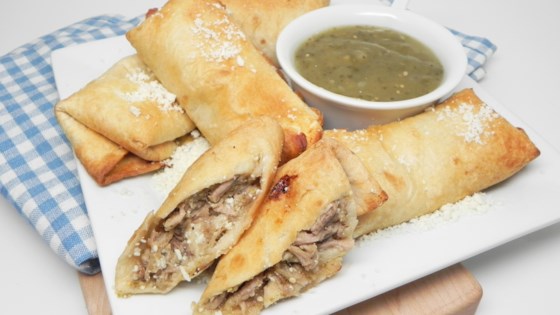 Air Fryer Chile Verde Burritos Recipe