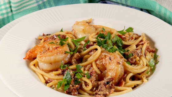 Bacon Shrimp Scampi Pasta Recipe