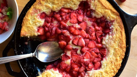 Strawberry Spoon Cake Recipe
