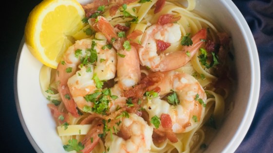 Bacon Shrimp Scampi Recipe