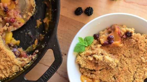 Peach-Blackberry Crumble Recipe