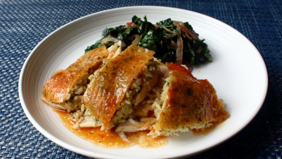 Garlic Rice Roast Chicken Recipe