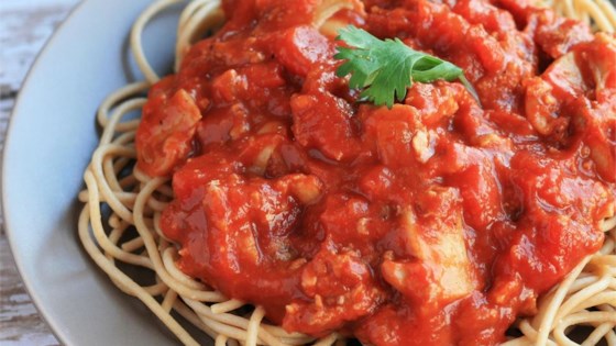 Easy Spaghetti with Tomato Sauce Recipe - Allrecipes.com