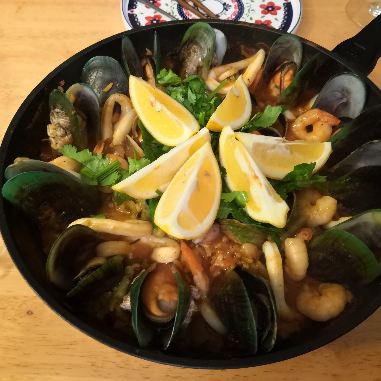 Authentic Seafood Paella image