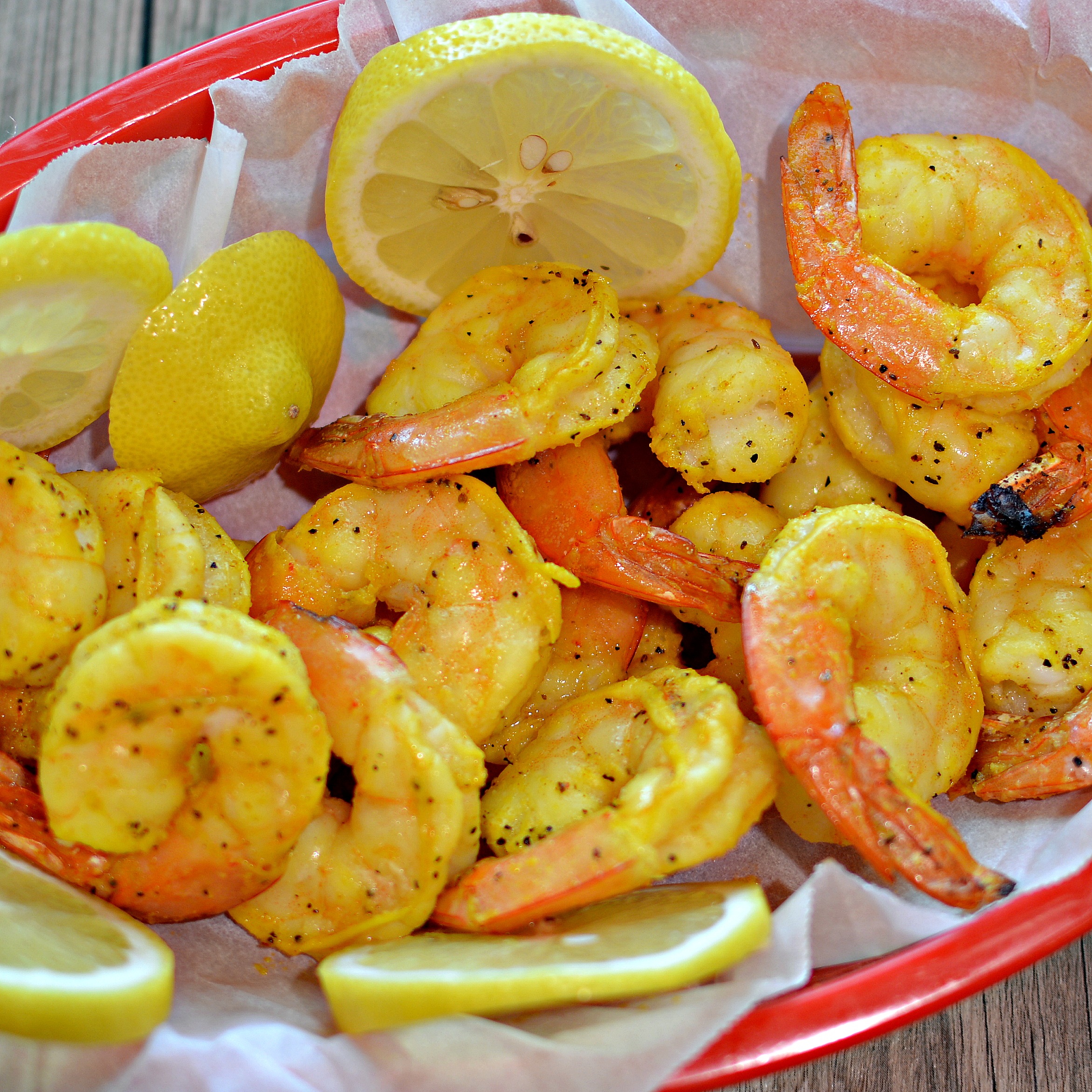 Air Fryer Lemon Pepper Shrimp image