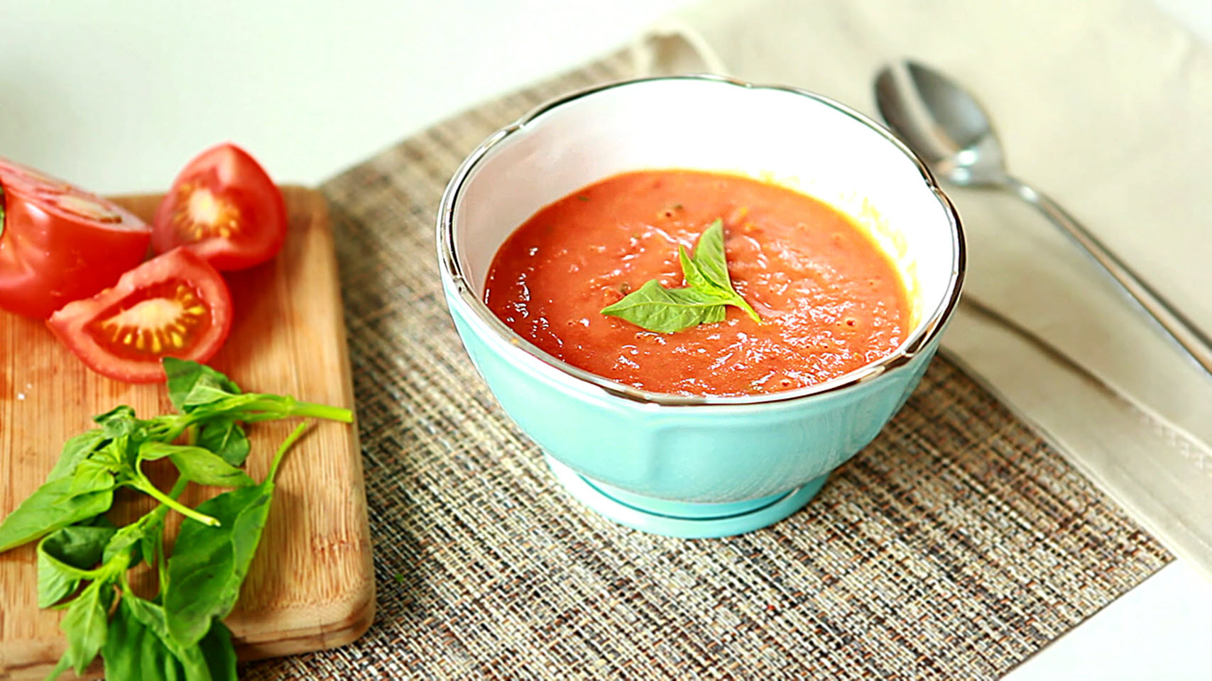 Hearty Hot or Cold Roasted Tomato Soup image
