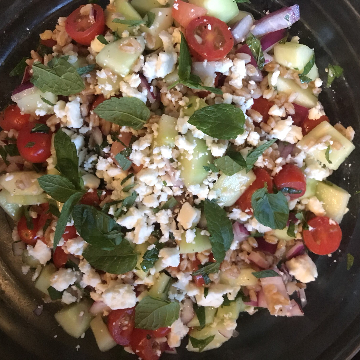 Greek Farro Salad Recipe | Allrecipes