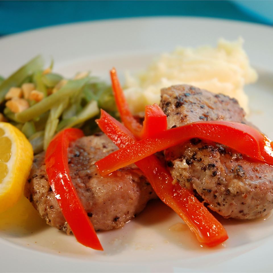 Portuguese Pork with Red Peppers_image