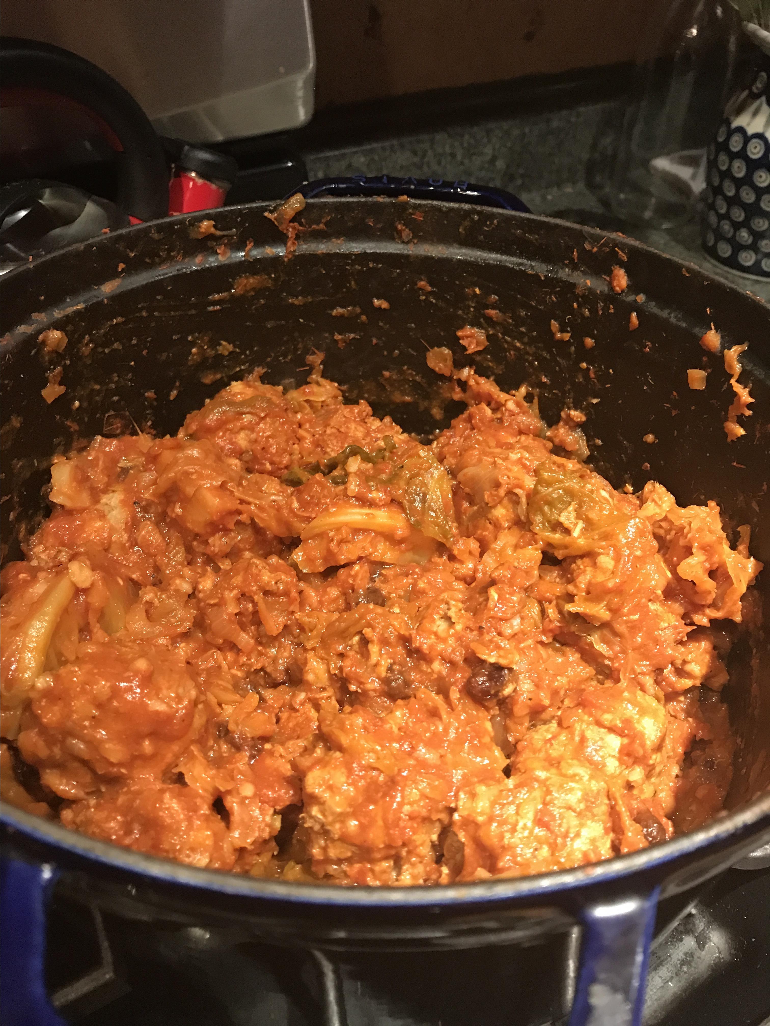 Grandma Elaine's Unstuffed Sweet and Sour Cabbage Recipe | Allrecipes