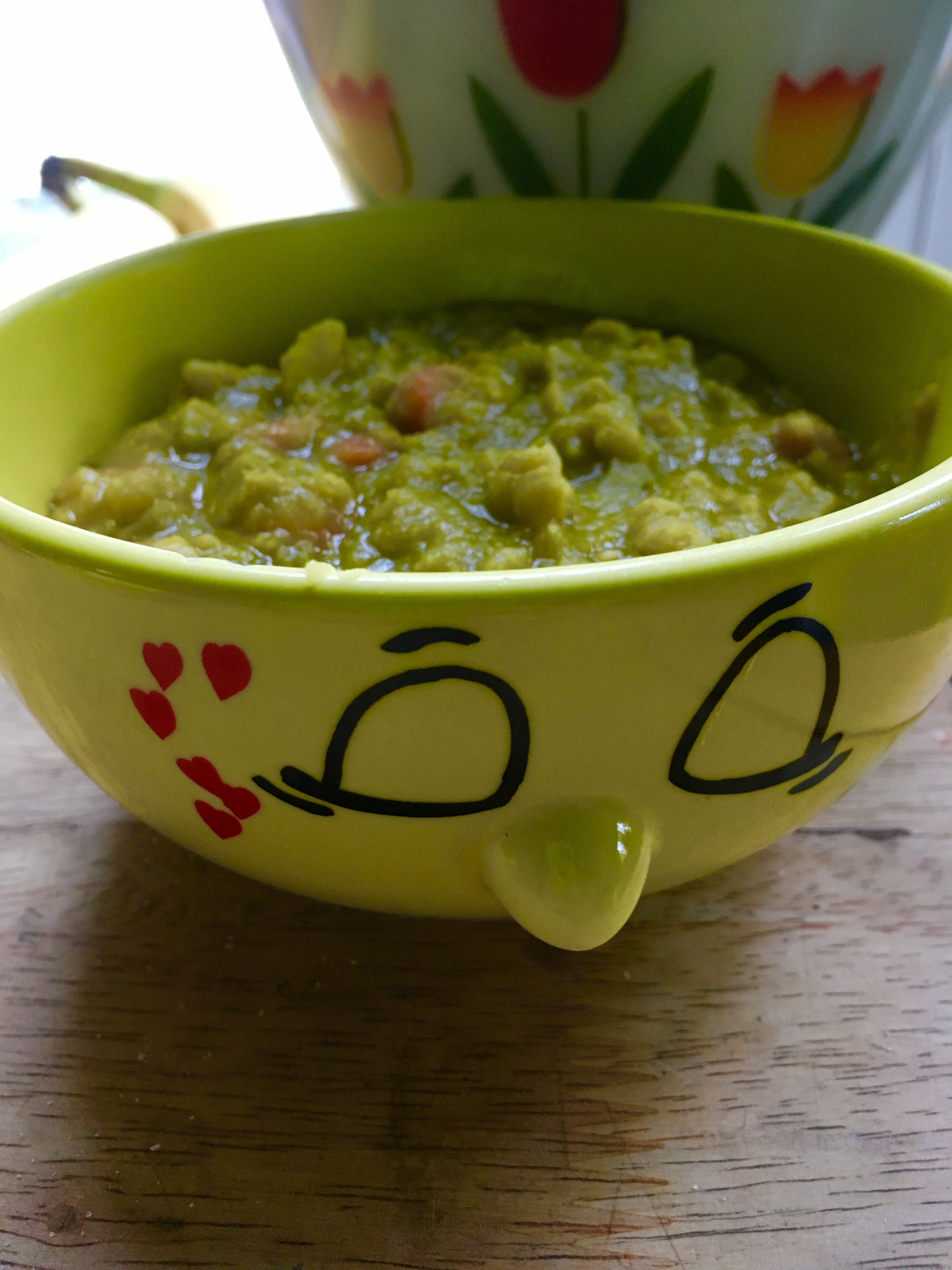 Суп из зеленого колотого гороха. Другой суп. Pea Soup Fog.