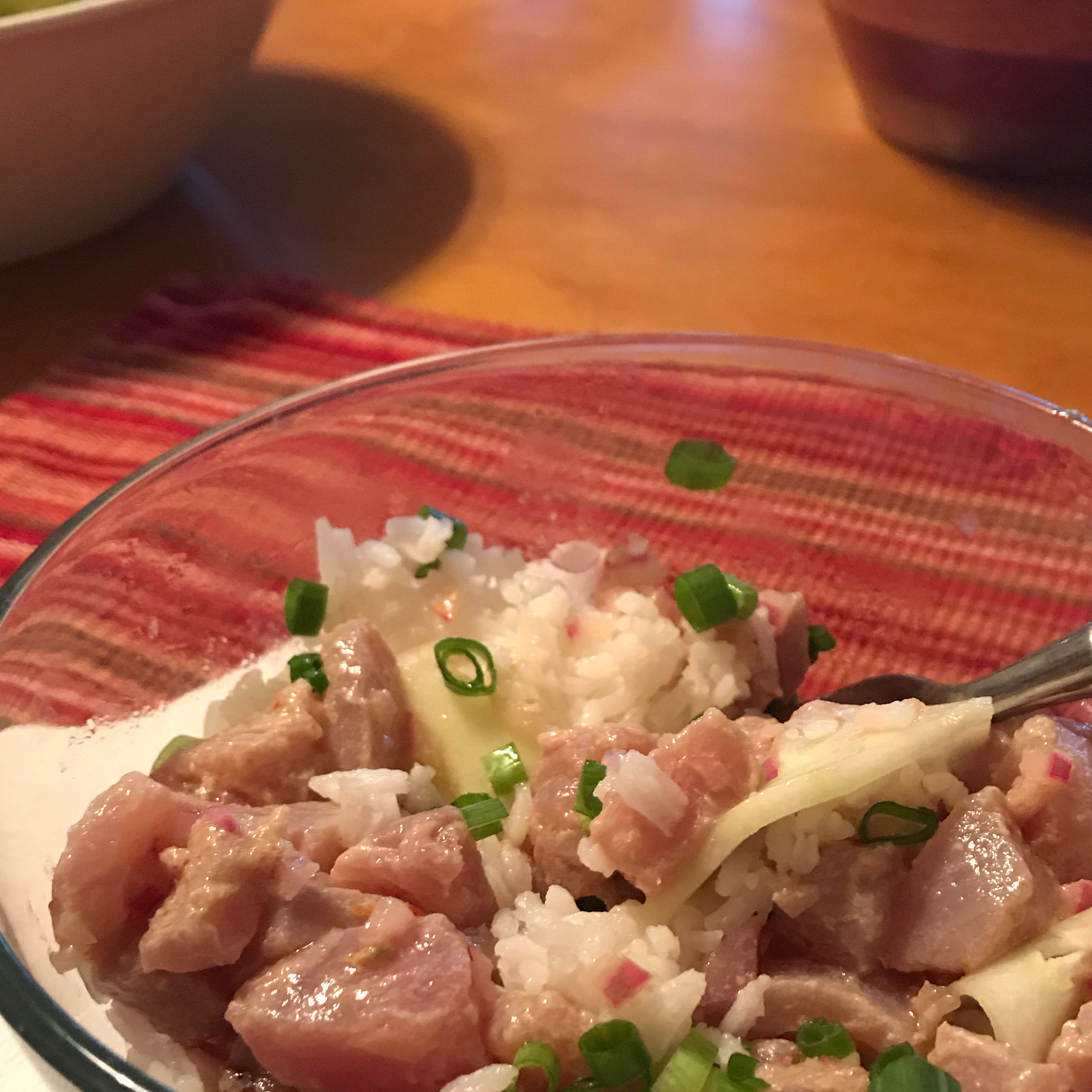 Ahi Poke Bowl with Rice Crackers Recipe | Allrecipes