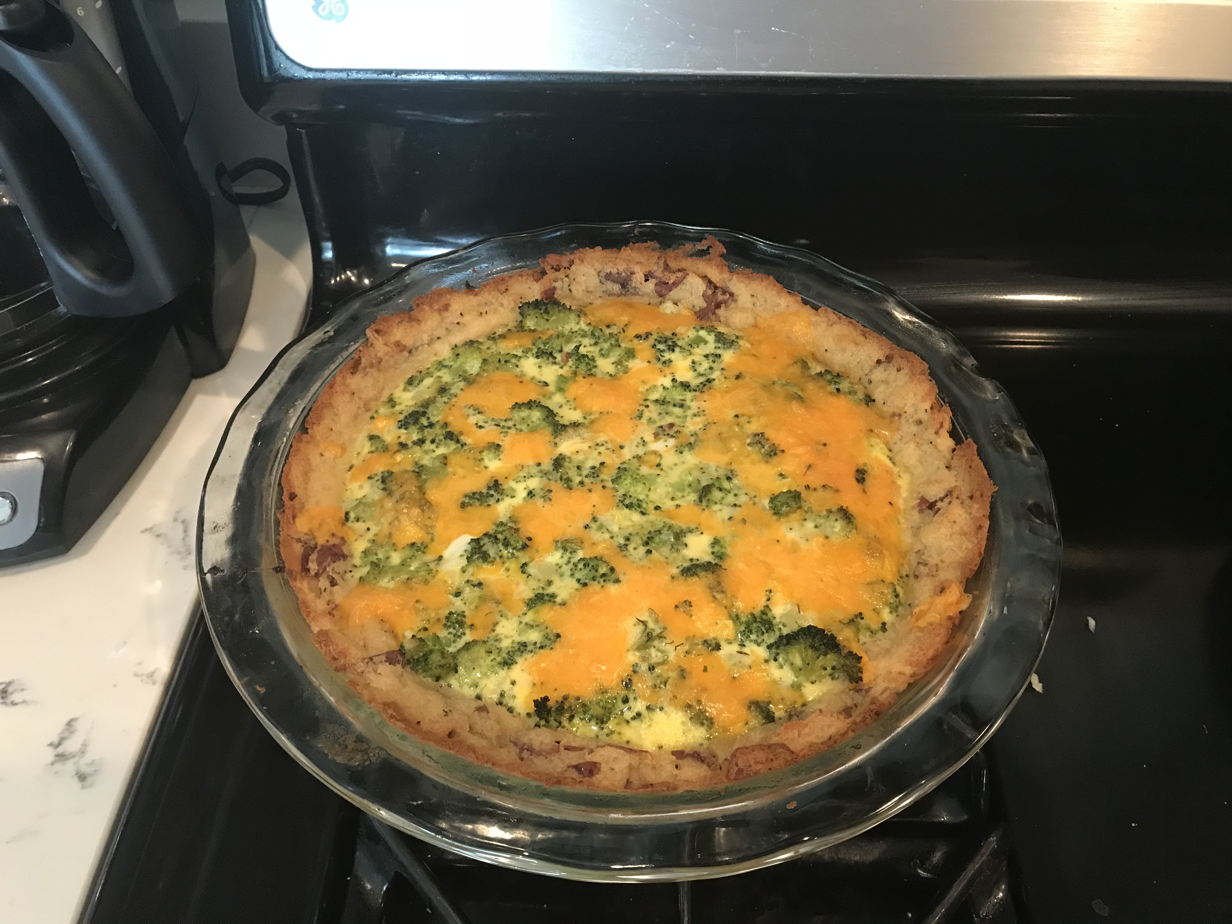 Broccoli Quiche with Mashed Potato Crust Recipe Allrecipes