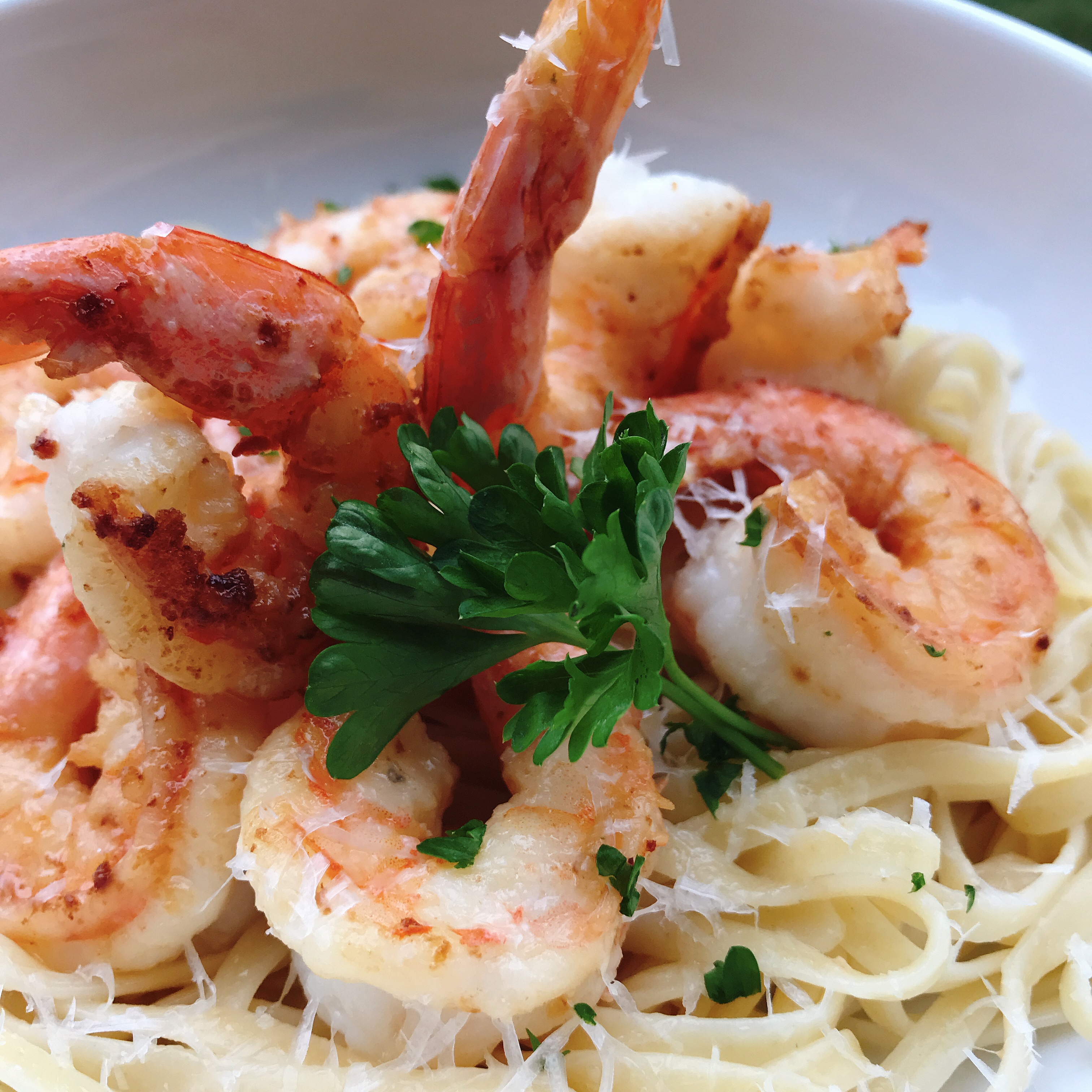 Creamy Shrimp Scampi with Half-and-Half. thedailygourmet. 