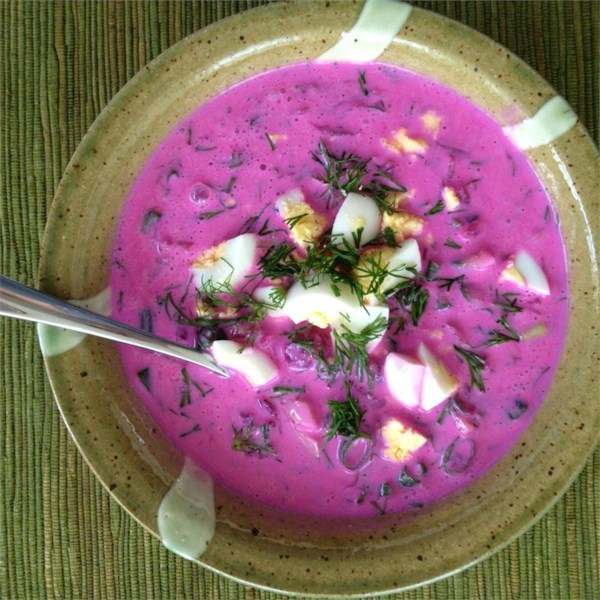 Lithuanian Saltibarsciai (Cold Beet Soup) Photos 