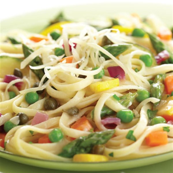 Pasta Primavera with Lemon-Caper Sauce Photos - Allrecipes.com