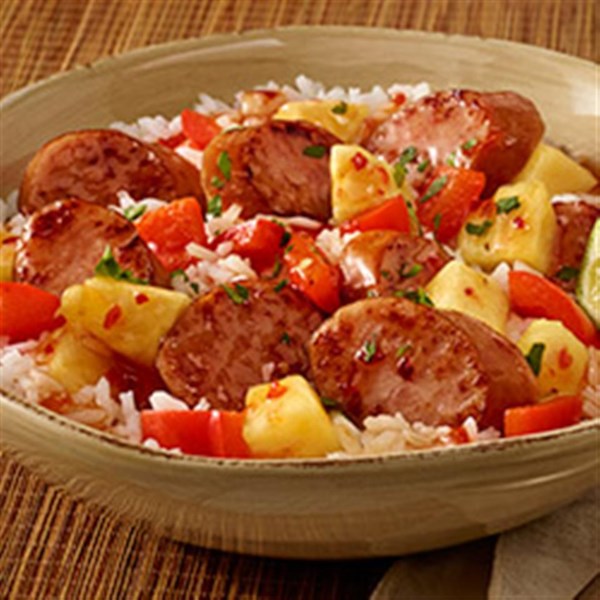 Hawaiian Pineapple Sweet & Sour Smoked Sausage Photos 