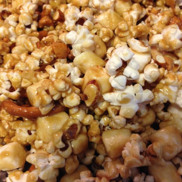 Caramel Pretzel Nut Popcorn Photos