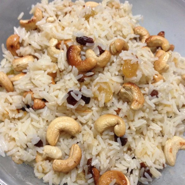 Rice With Almonds And Raisins Photos