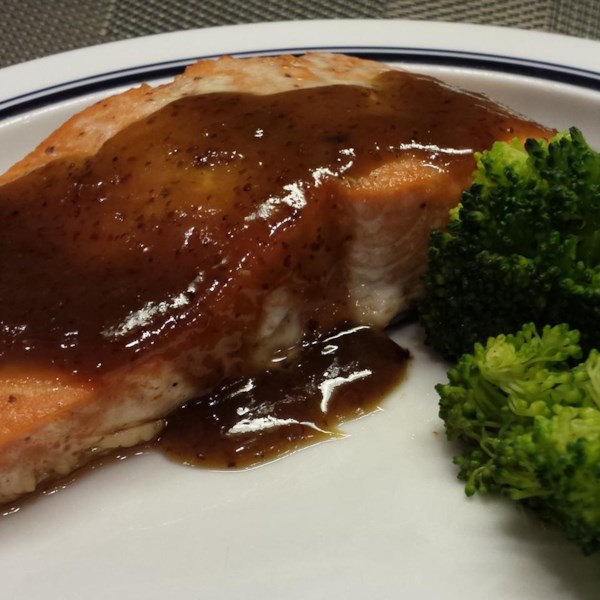 MapleRum Glazed Salmon Photos