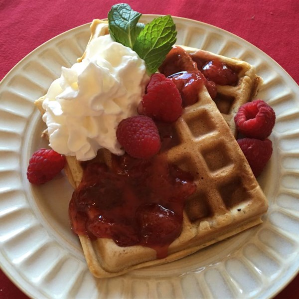 Cinnamon Belgian Waffles Photos - Allrecipes.com
