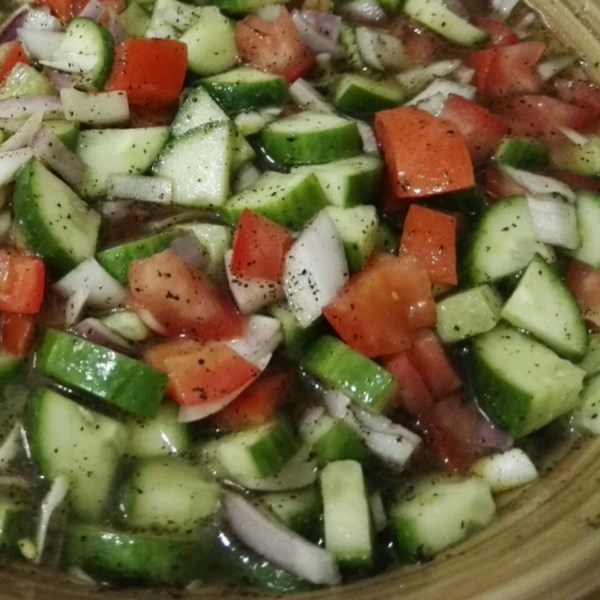 Marinated Cucumber Onion And Tomato Salad Photos Allrecipes Com