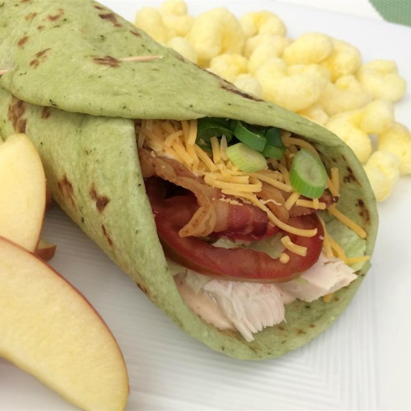 California Club Chicken Wraps Photos