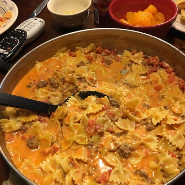 Bow Ties With Sausage, Tomatoes And Cream Photos - Allrecipes.com