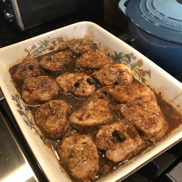 Pork Medallions with Balsamic Vinegar and Capers Photos - Allrecipes.com