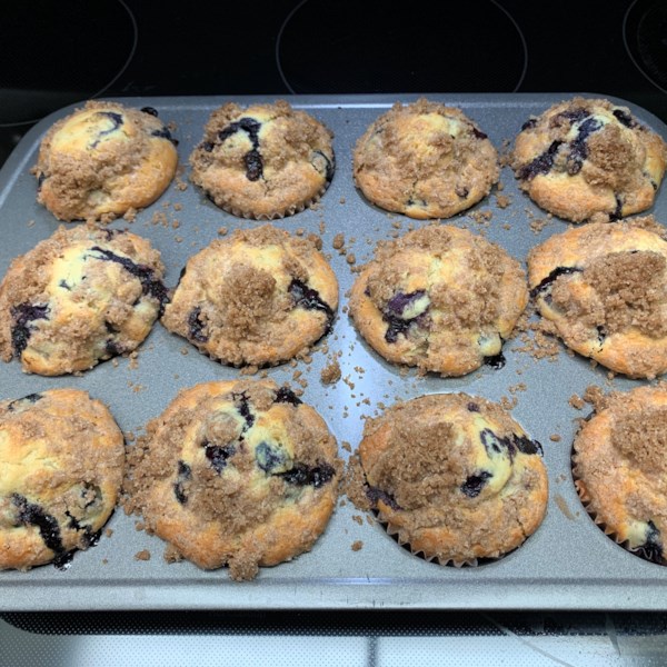 Streusel Topped Blueberry Muffins Photos 