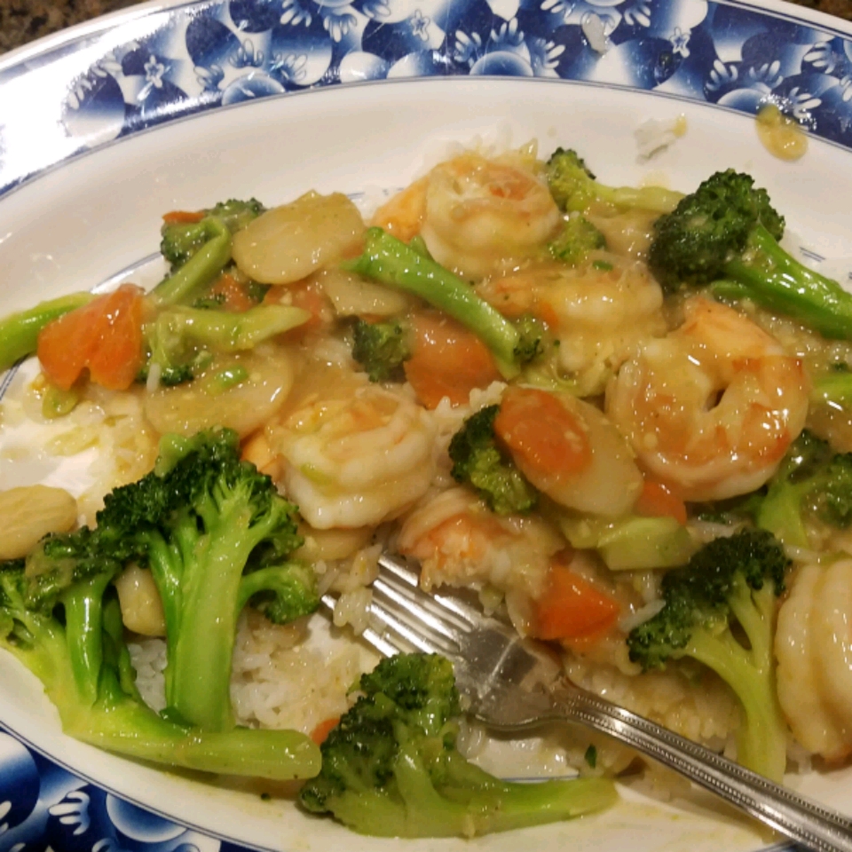 Shrimp with Broccoli in Garlic Sauce Recipe Allrecipes