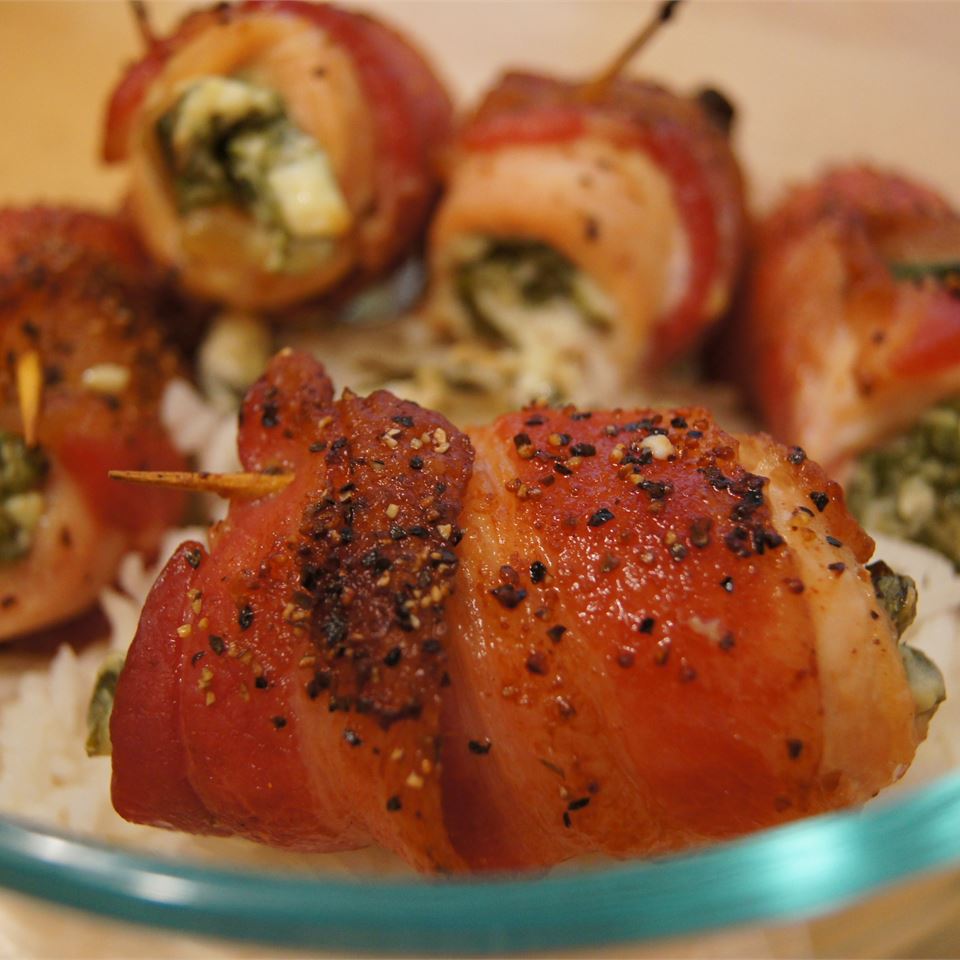 Stuffed and Wrapped Chicken Breast image