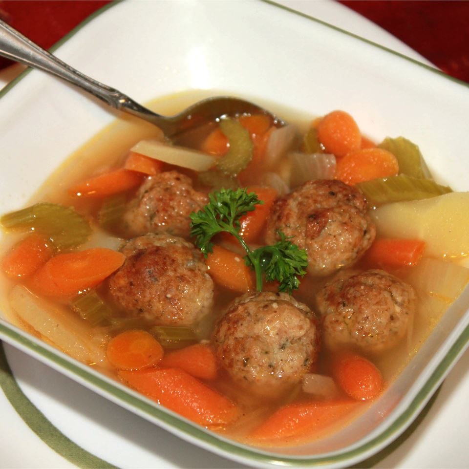 Chicken Meatball Soup Recipe | Allrecipes