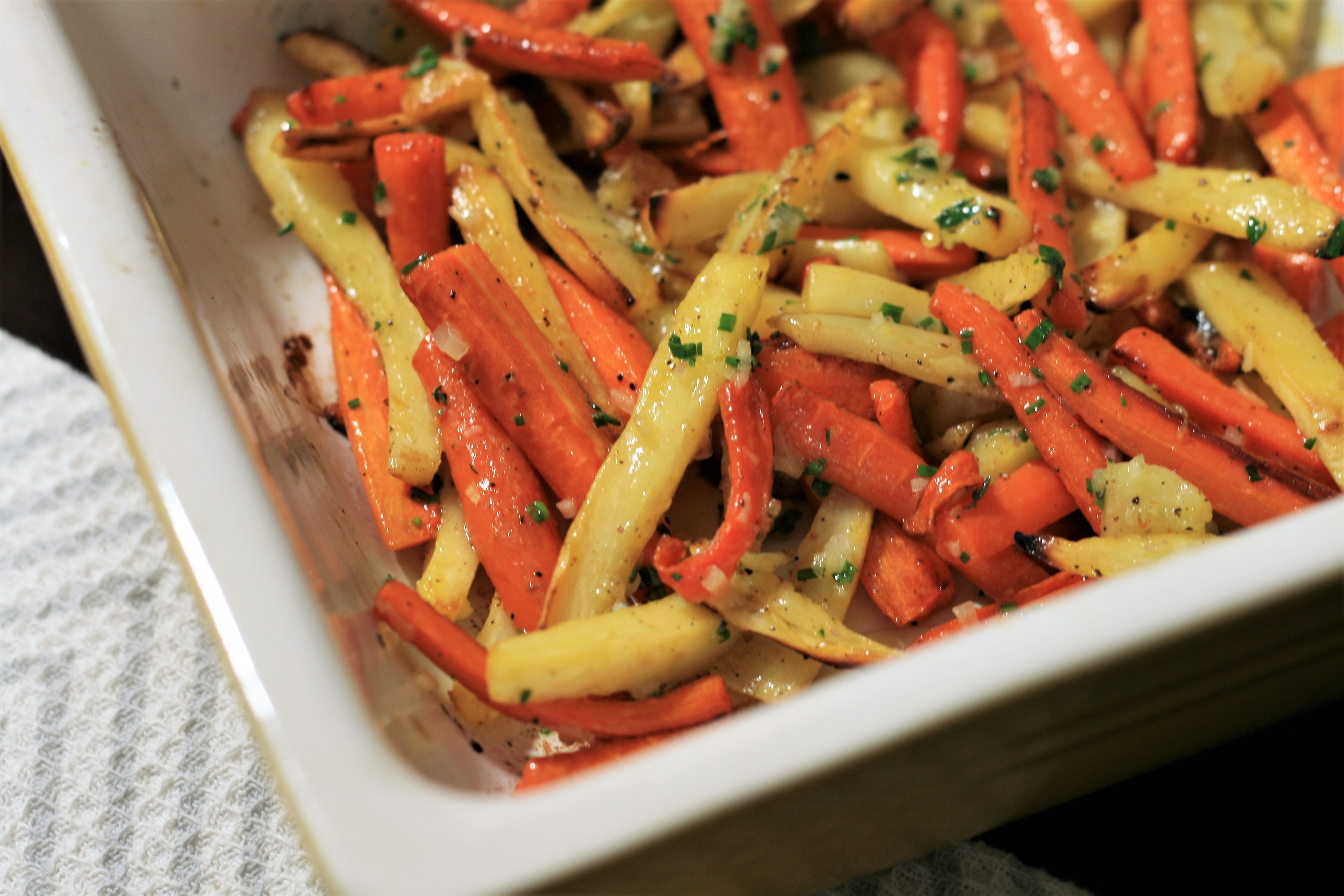 Roasted Parsnips and Carrots image