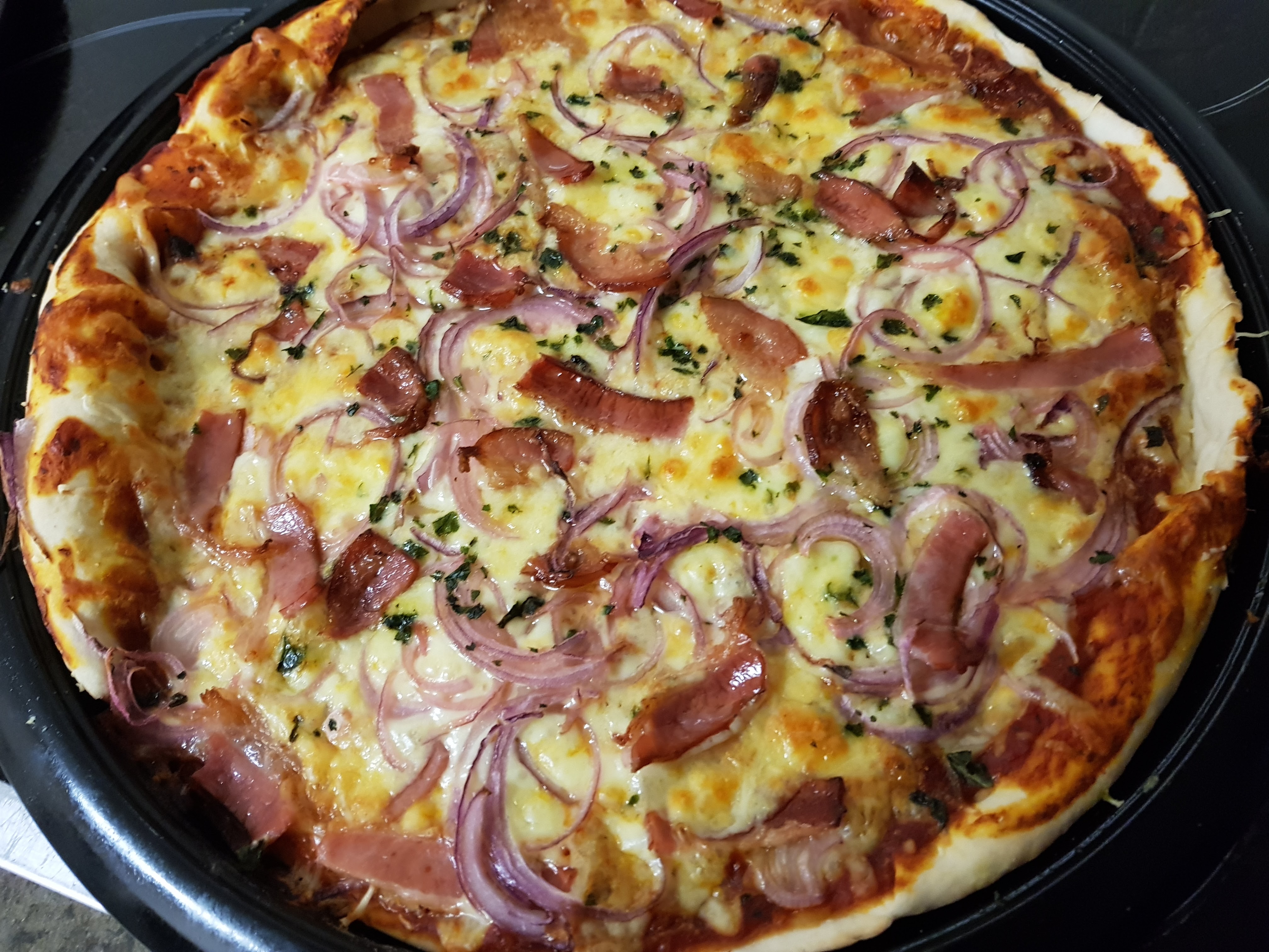 Neapolitan-Style Pizza Dough with Garlic and Italian Seasonings_image