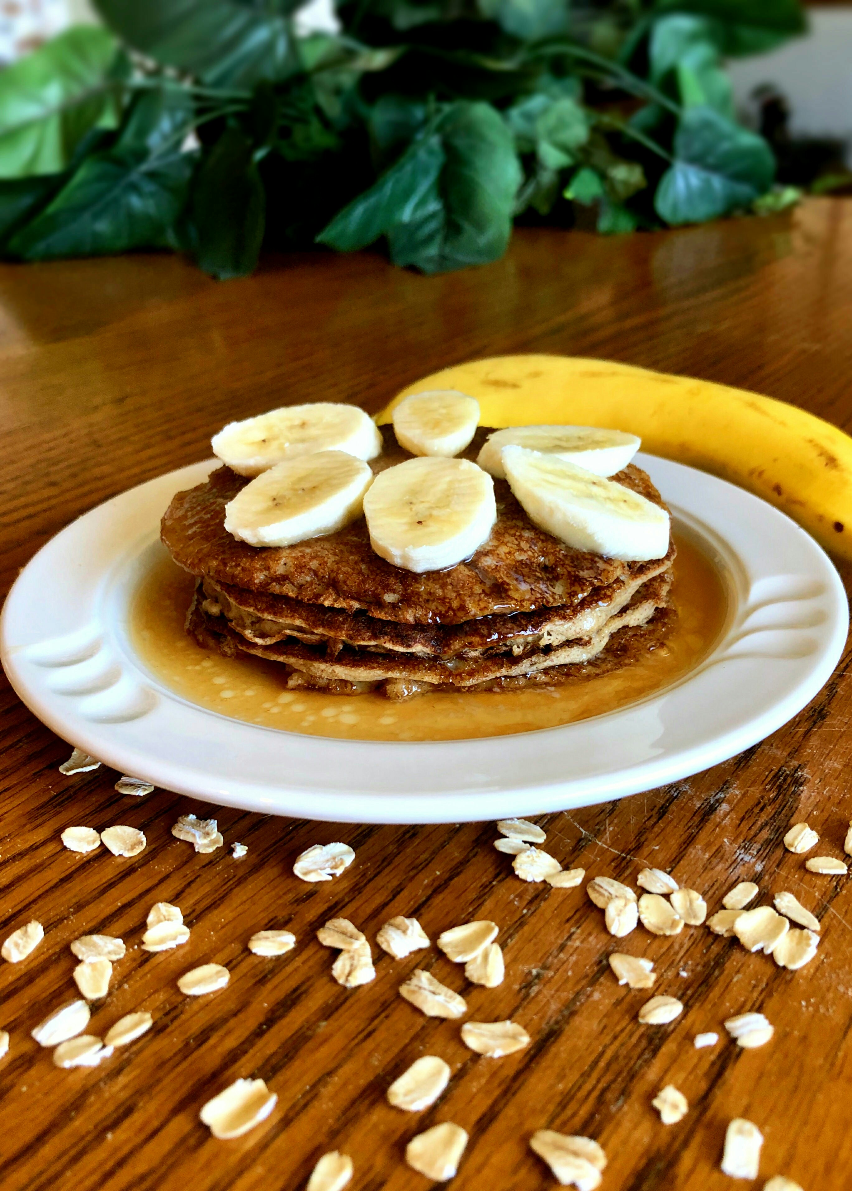 Oatmeal-Banana Pancakes_image